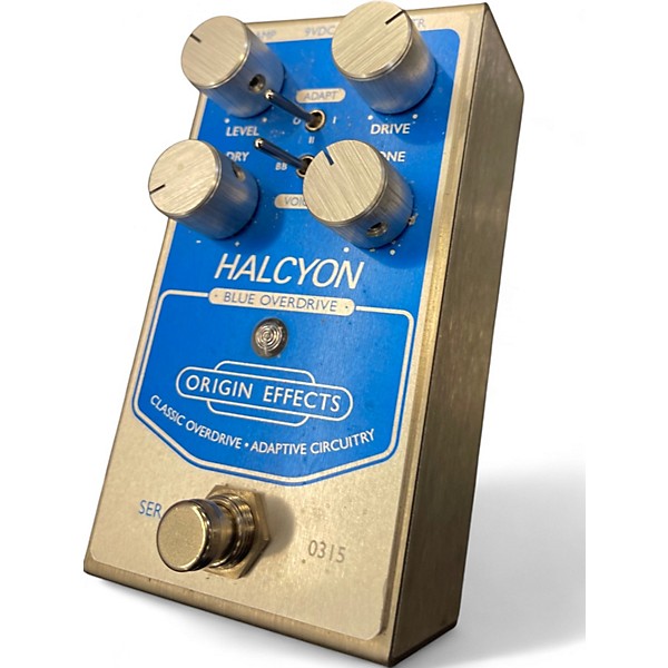 Used Halcyon BLUE OVERDRIVE Effect Pedal