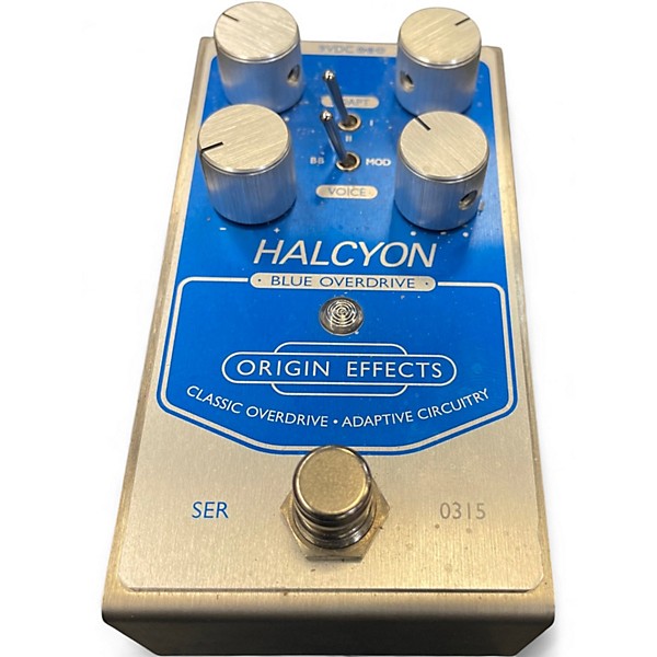 Used Halcyon BLUE OVERDRIVE Effect Pedal