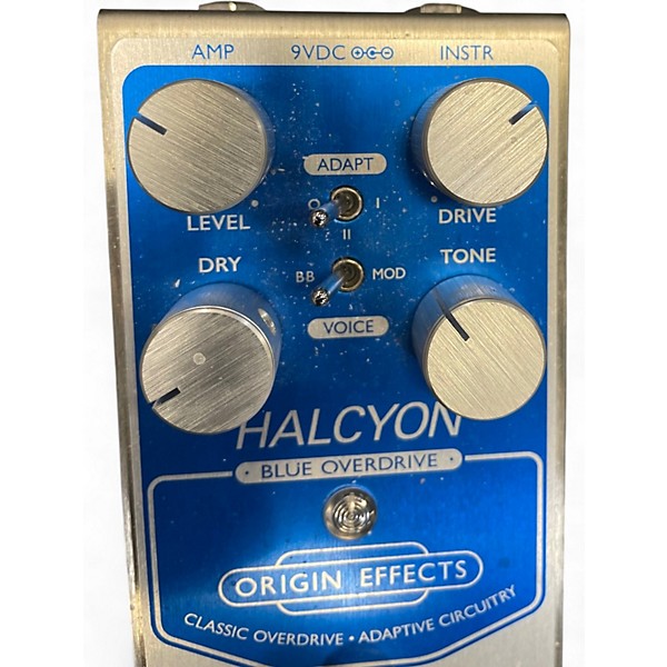 Used Halcyon BLUE OVERDRIVE Effect Pedal