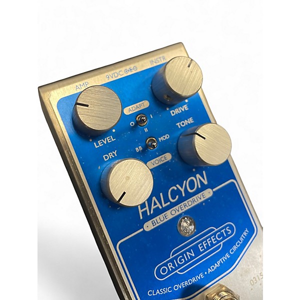Used Halcyon BLUE OVERDRIVE Effect Pedal