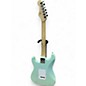 Used Squier Stratocaster Surf Green Solid Body Electric Guitar