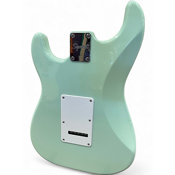 Used Squier Stratocaster Surf Green Solid Body Electric Guitar