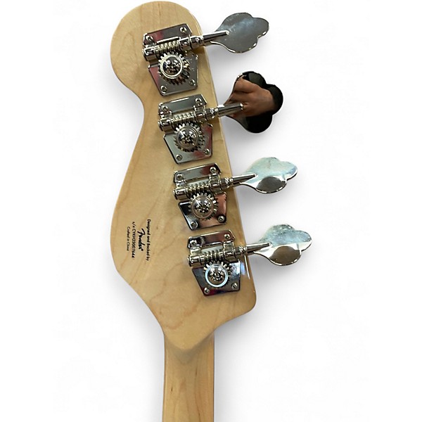 Used Squier Paranormal Rascal Green Electric Bass Guitar