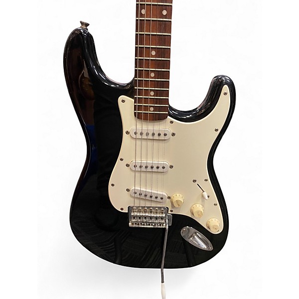 Used Squier Affinity Stratocaster Black Solid Body Electric Guitar