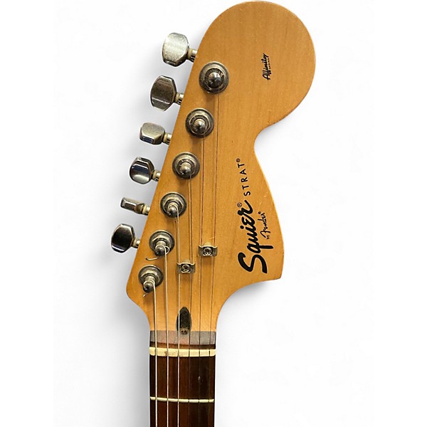 Used Squier Affinity Stratocaster Black Solid Body Electric Guitar