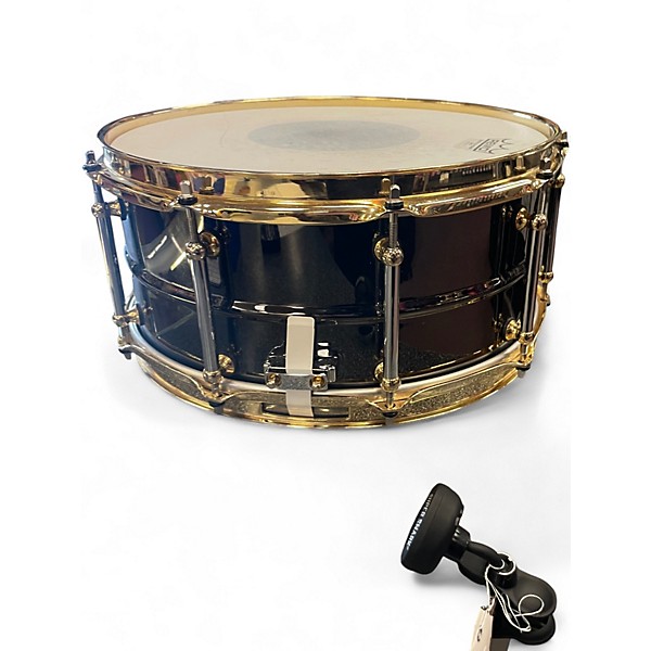 Used Pearl 14in Steve Ferrone Signature  Black and Gold Drum