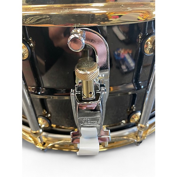Used Pearl 14in Steve Ferrone Signature  Black and Gold Drum