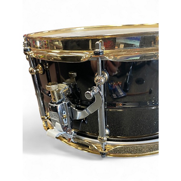 Used Pearl 14in Steve Ferrone Signature  Black and Gold Drum
