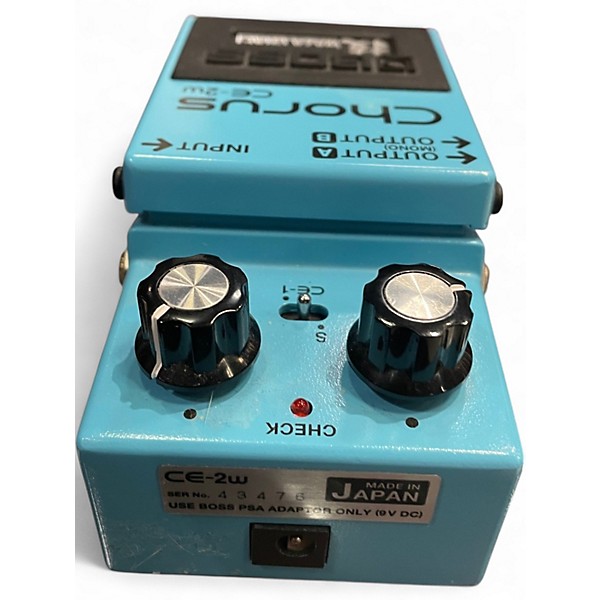 Used BOSS CE2W Waza Craft Chorus Effect Pedal