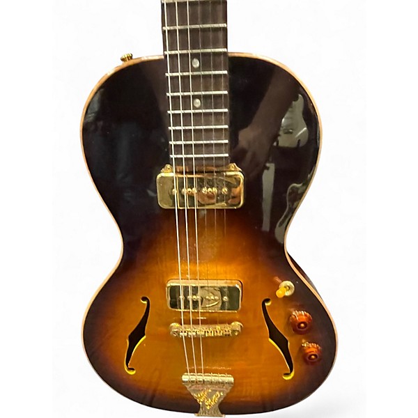 Used B&g  Little Sister Crossroads Sunburst Hollow Body Electric Guitar