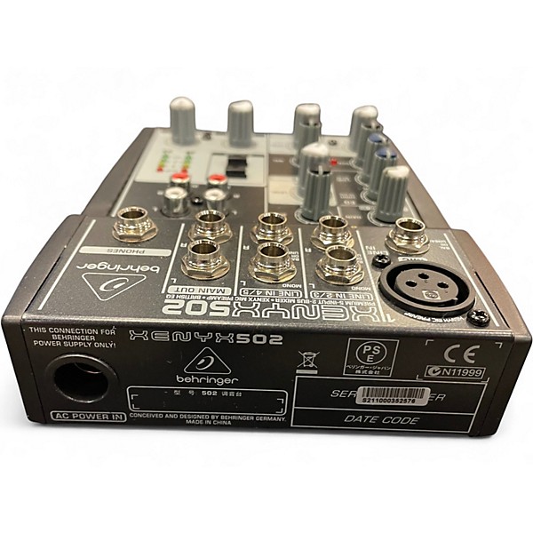Used Behringer Xenyx 502 Unpowered Mixer