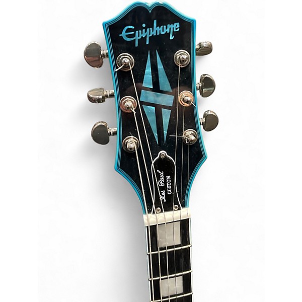 Used Epiphone custom widow Blue Solid Body Electric Guitar
