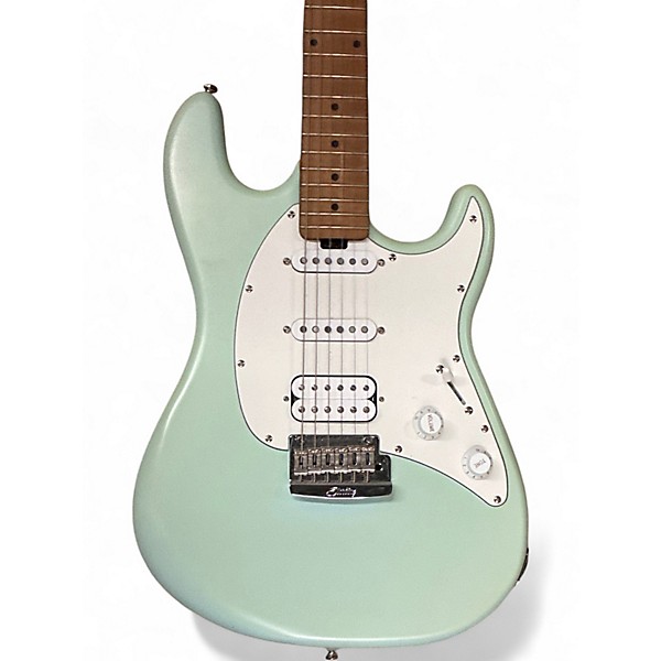 Used Sterling by Music Man Cutlass light green Solid Body Electric Guitar