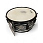 Used Dixon 13in DEMON SNAR  Black and Silver Drum thumbnail