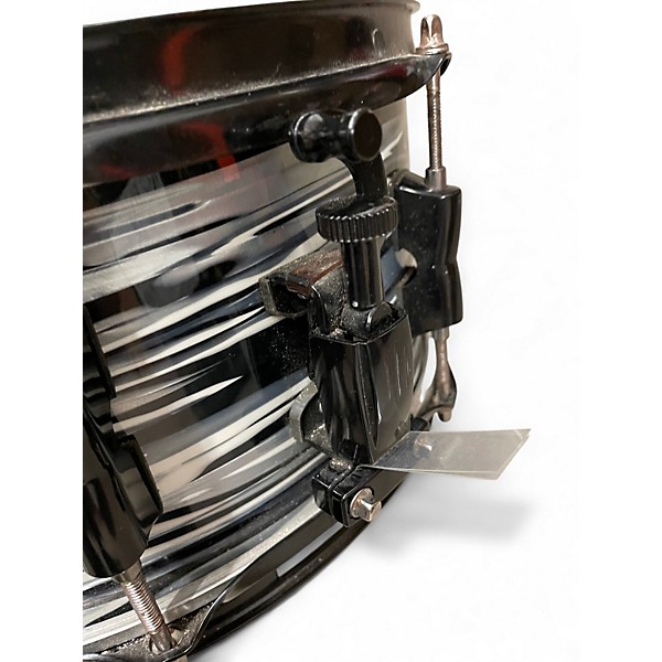 Used Dixon 13in DEMON SNAR  Black and Silver Drum