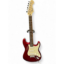 Used 2011 Squier Affinity Stratocaster Metallic Red Solid Body Electric Guitar
