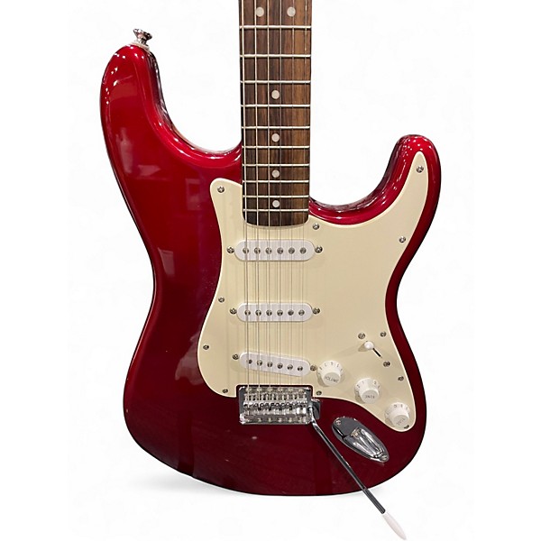 Used 2011 Squier Affinity Stratocaster Metallic Red Solid Body Electric Guitar
