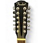 Used Fender DG16E-12 Black 12 String Acoustic Electric Guitar