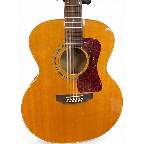 Vintage 1995 Guild JF30-12 Natural 12 String Acoustic Electric Guitar