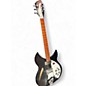 Used 2018 Rickenbacker 330 Black and White Hollow Body Electric Guitar thumbnail