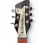 Used 2018 Rickenbacker 330 Black and White Hollow Body Electric Guitar