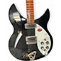 Used 2018 Rickenbacker 330 Black and White Hollow Body Electric Guitar