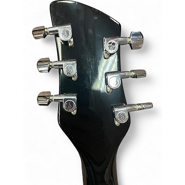 Used 2018 Rickenbacker 330 Black and White Hollow Body Electric Guitar