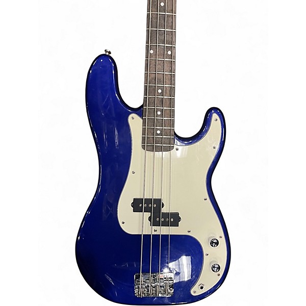 Used Squier Affinity Precision Bass BLUE Electric Bass Guitar