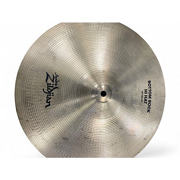Vintage 1990s Zildjian 14in Rock Hi Hat Pair Cymbal