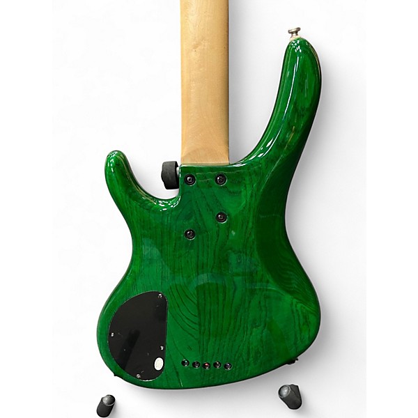 Used Washburn RB-2502 HAMMERHEAD TRANSPARENT GREEN Electric Bass Guitar