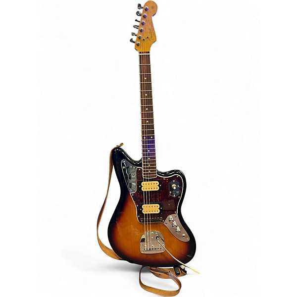 Used Fender Kurt Cobain Signature Jaguar 2 Color Sunburst Solid Body Electric Guitar