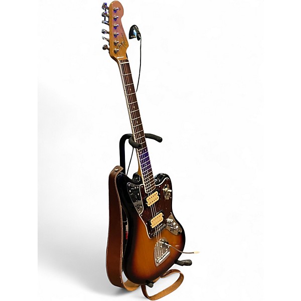 Used Fender Kurt Cobain Signature Jaguar 2 Color Sunburst Solid Body Electric Guitar