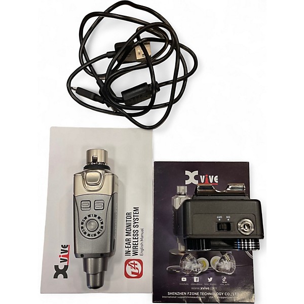 Used Xvive U4 In-Ear Monitor Wireless System Set In Ear Wireless System