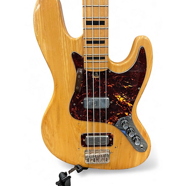 Used Global ST85BN Natural Electric Bass Guitar