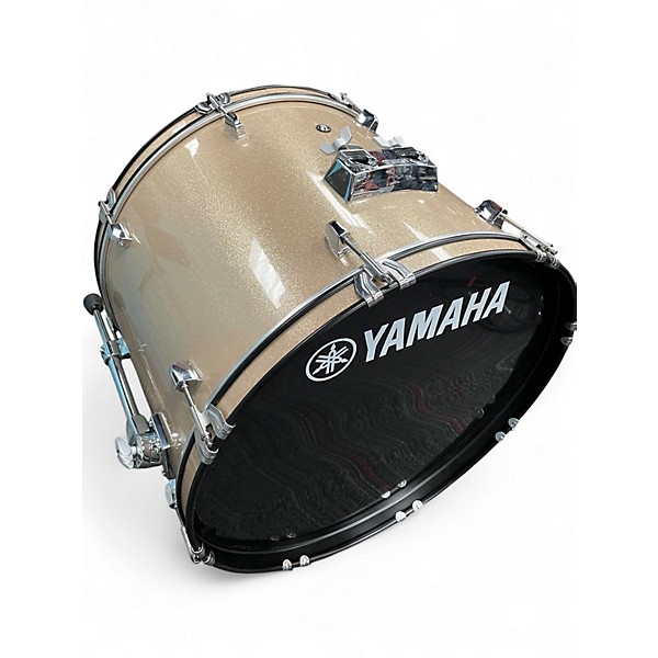 Used Yamaha 5 Piece Rydeen 5-Piece Shell Pack Champagne Glitter Drum Kit