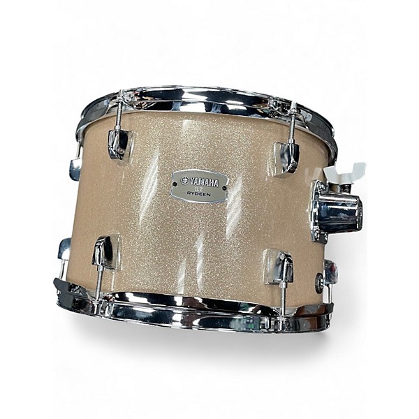 Used Yamaha 5 Piece Rydeen 5-Piece Shell Pack Champagne Glitter Drum Kit