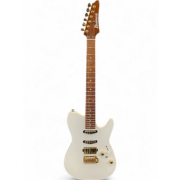 Used Ibanez LB1 Lari Basilio Signature White Solid Body Electric Guitar