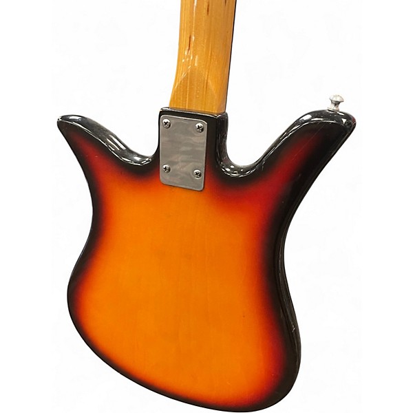 Used Teisco Electric 2 Color Sunburst Solid Body Electric Guitar