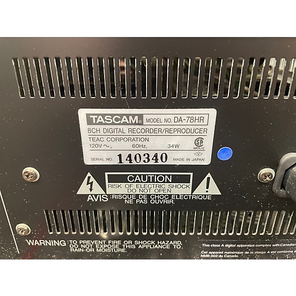 Used Tascam Tascam MultiTrack Recorder