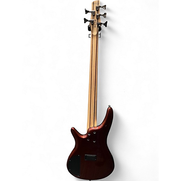 Used Ibanez SR305 5 String root beer Electric Bass Guitar