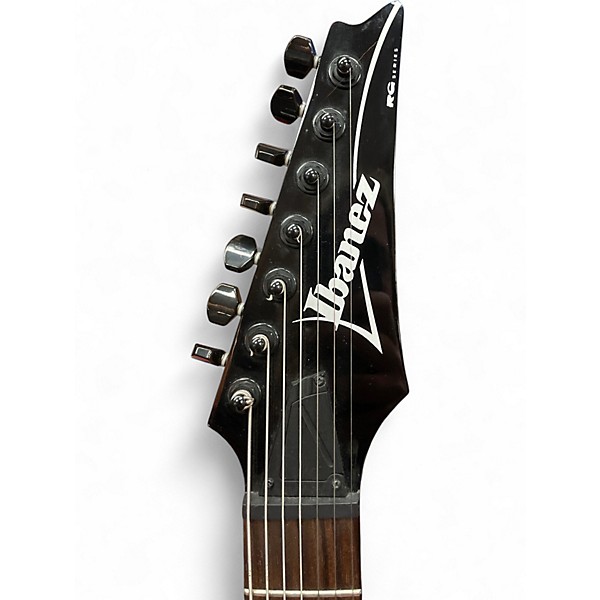 Used Ibanez RG7421 RG Series Black Solid Body Electric Guitar