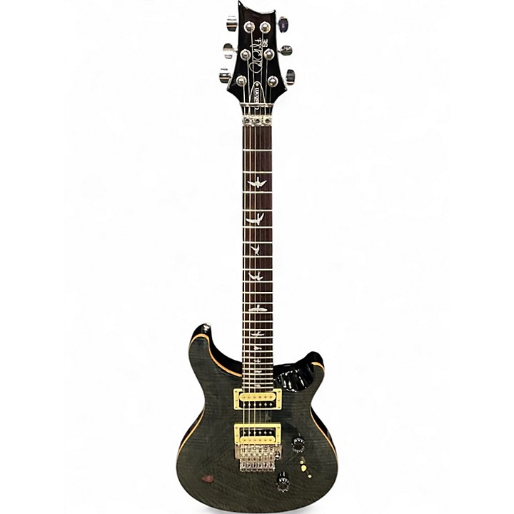 Used PRS SE Custom 24 Trans Charcoal Solid Body Electric Guitar