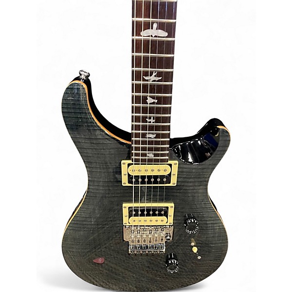Used PRS SE Custom 24 Trans Charcoal Solid Body Electric Guitar