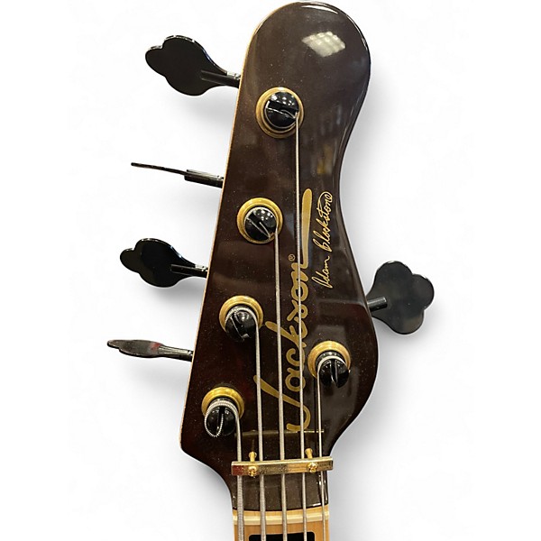 Used Jackson Adam Blackstone "Gladys" Pro Series Signature Concert  Brown Electric Bass Guitar