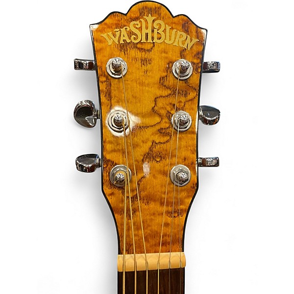 Used Washburn D46S Natural Acoustic Guitar