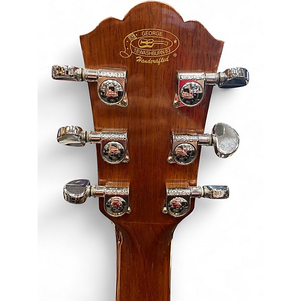 Used Washburn D46S Natural Acoustic Guitar