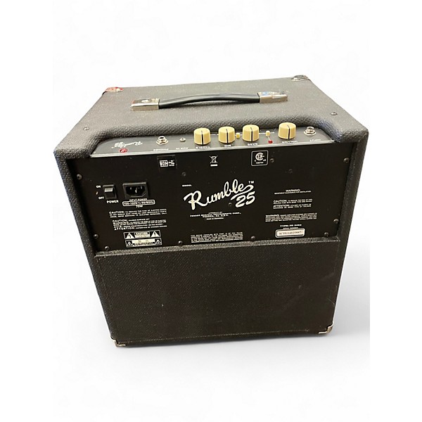Used Fender Rumble 25 25W 1x8 Bass Combo Amp