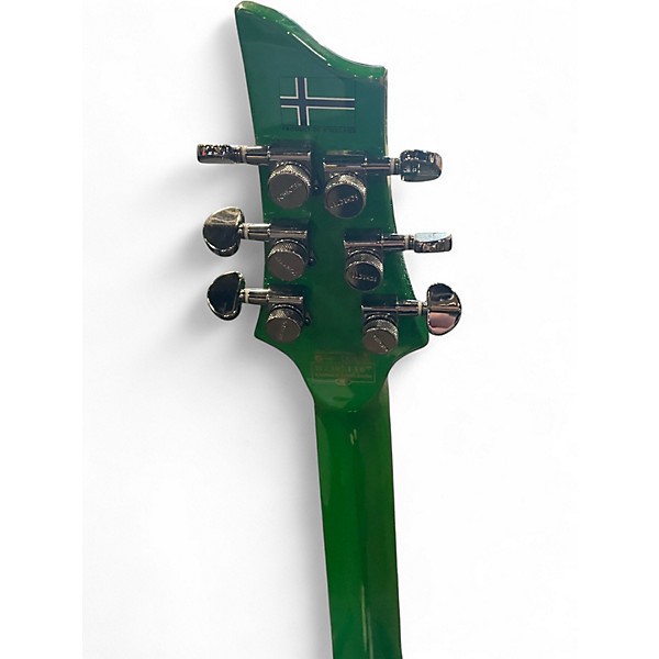 Used Schecter Guitar Research KENNY HICKEY SINGATURE C-1 EX Green Solid Body Electric Guitar