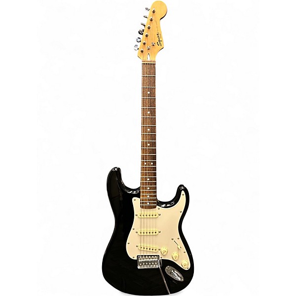 Used Squire BULLET STRAT BLACK Solid Body Electric Guitar
