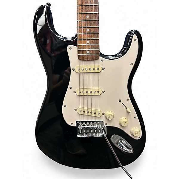 Used Squire BULLET STRAT BLACK Solid Body Electric Guitar